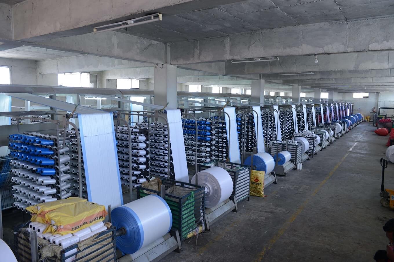 PP woven fabric production line